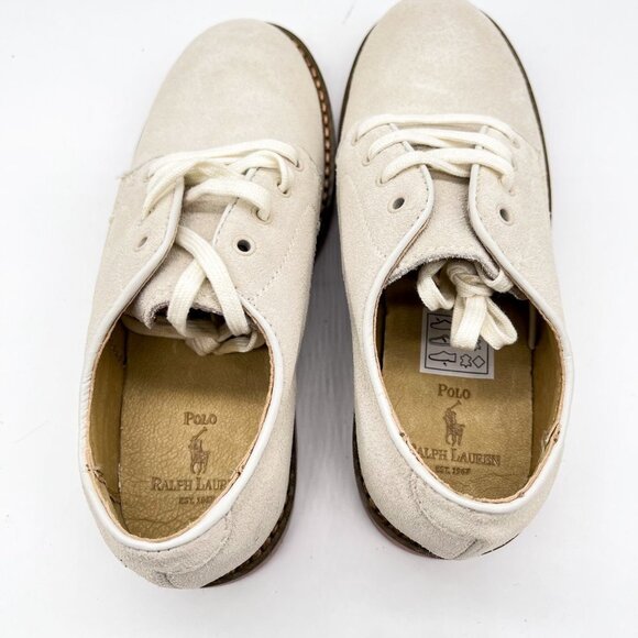 Boys brand new in box Ralph Lauren white buc shoes - Picture 5 of 9